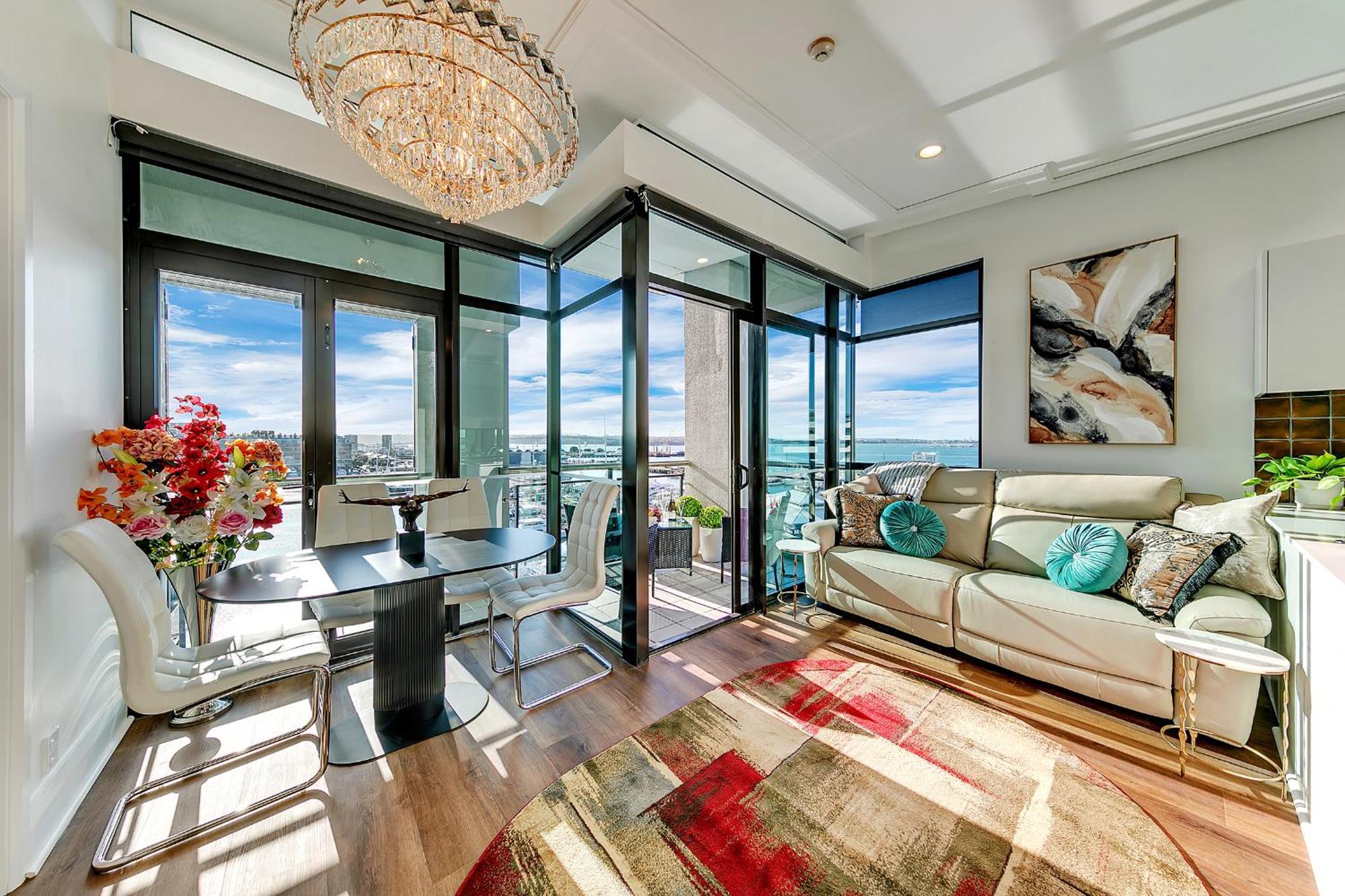 Апартаменты Penthouse Crown Окленд Экстерьер фото